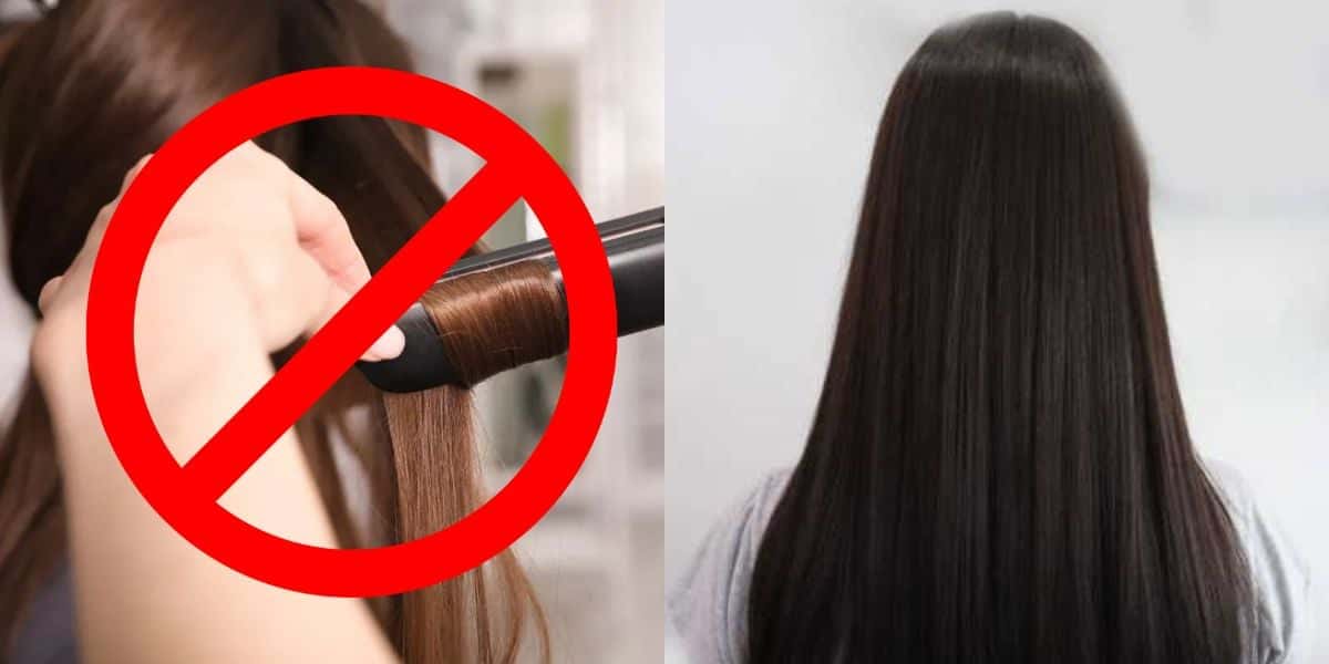 Deixe o cabelo liso sem precisar usar a chapinha (Reprodução: Montagem TV Foco)