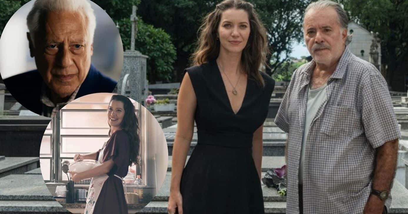 Arthur, Francesca e Otoniel em Quem Ama Cuida (Fotos: Reprodução / Globo / Montagem TV Foco)