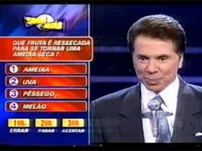 Silvio Santos no "Show do Milhão" (Foto Reprodução/SBT)