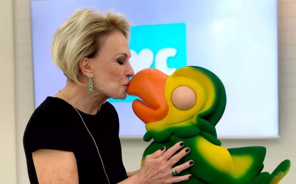 Ana Maria Braga e Louro José no "Mais Você", da Globo (Foto: Reprodução)