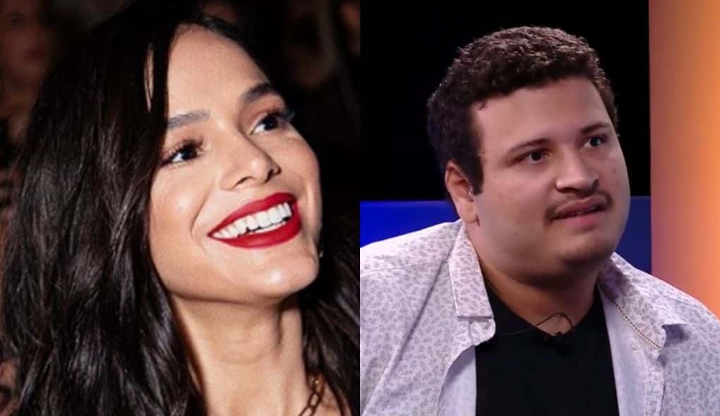 Bruna Marquezine debochou da cara de Victor Hugo após eliminação do psicólogo do BBB20 (Foto: Montagem/TV Foco)