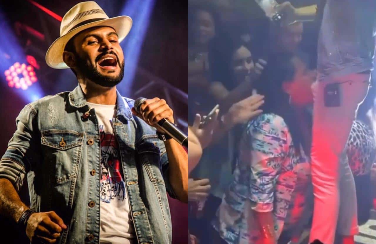 O cantor sertanejo Thullio Milionário teve o pênis mordido por uma fã durante um show (Foto: Reprodução / Instagram)