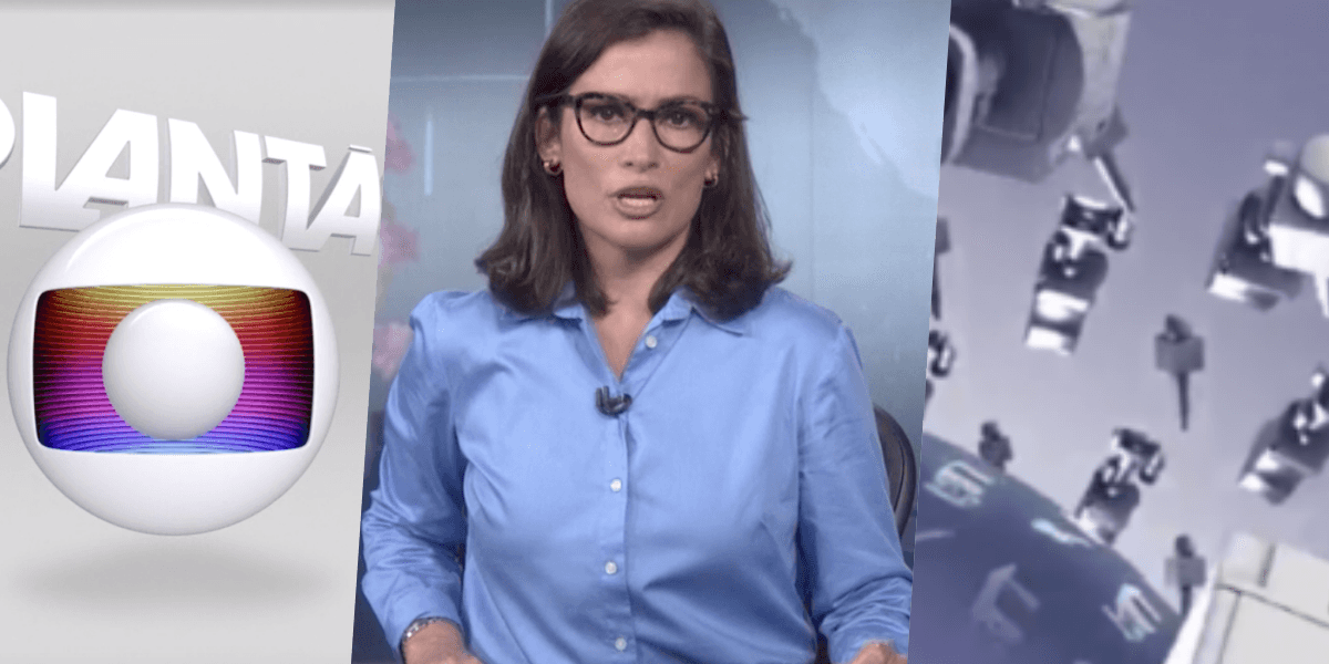 Plantão da Globo entrou ao vivo na tarde desta quinta-feira (16) na Globo (Foto montagem: TV Foco)