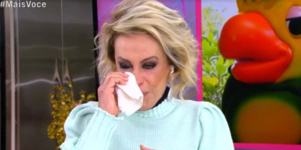 Ana Maria Braga se emocionou no "Mais Você" (Foto: Reprodução/TV Globo)