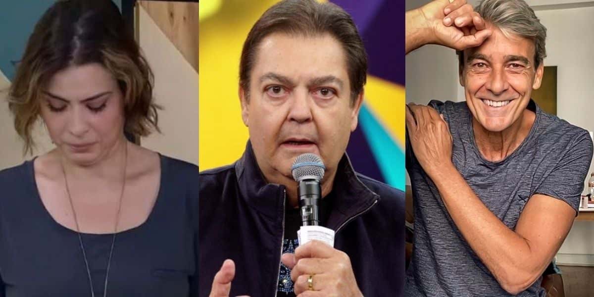 Michele Loreto, Faustão e Alexandre Borges