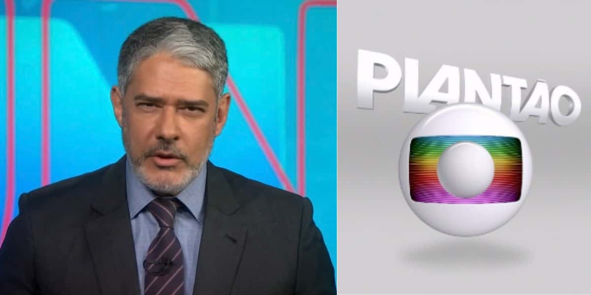 William Bonner já apresentou o Plantão da Globo várias vezes (Foto: Reprodução/TV Globo)