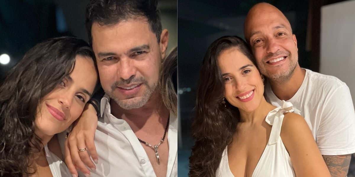 Camilla Camargo, Zezé Di Camargo e Leonardo (Reprodução)