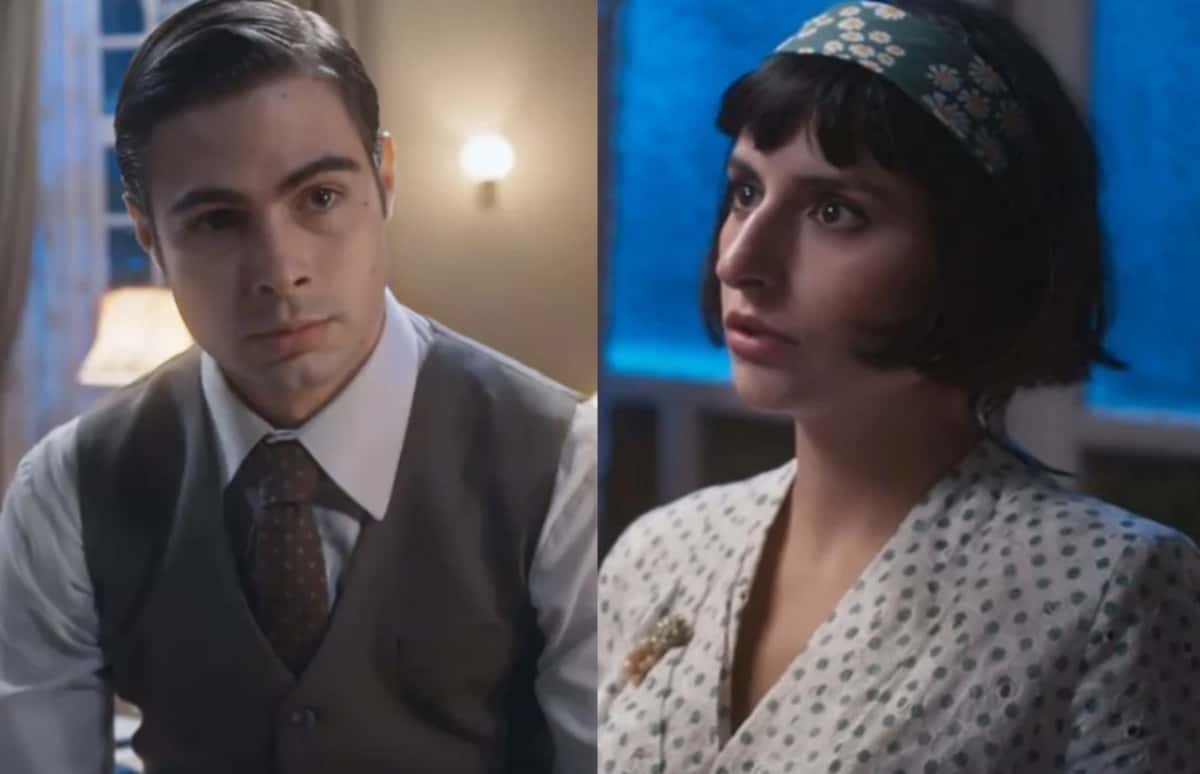 Davi/Rafael (Rafael Vitti) será pressionado por Iolanda (Duda Brack) na novela 'Além da Ilusão' (Foto: Reprodução / Globo)