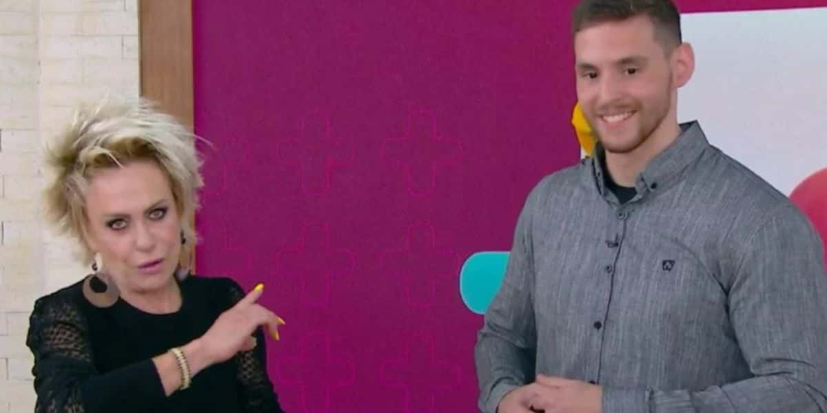 Ana Maria Braga e Luiz Guaraná no Mais você (Reprodução: Globo)