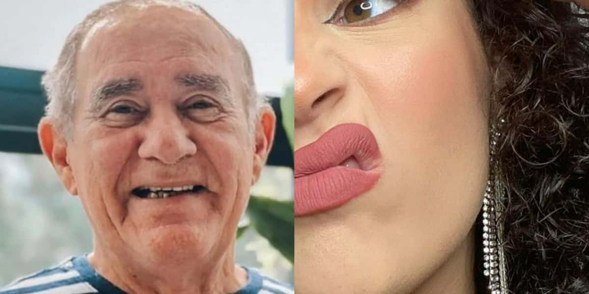Renato Aragão e a filha, Lívian (Foto: Reprodução/Instagram)