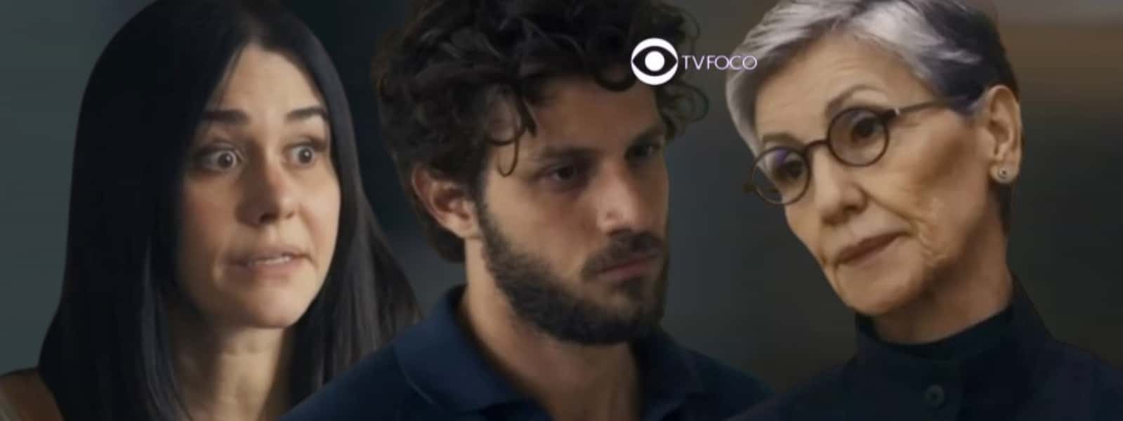 Travessia - Guida é avisada, Ari humilha sem dó e Cidália faz pergunta íntima sem medo (Foto: Reprodução / Globo / Montagem TV Foco)