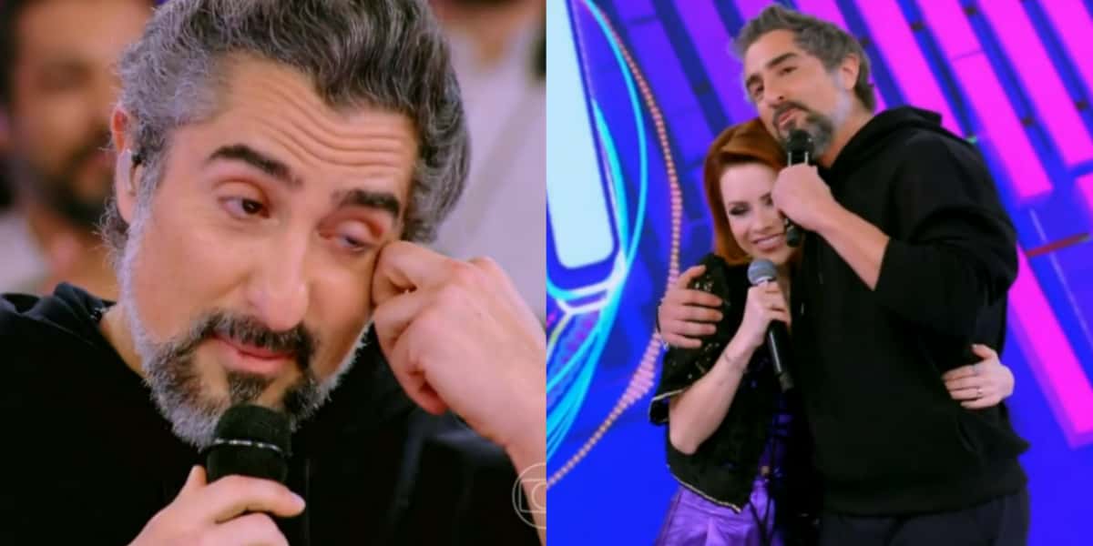 Marcos Mion disparou na audiência do "Caldeirão" após chorar ao lado de Sandy (Foto: Reprodução/TV Globo)