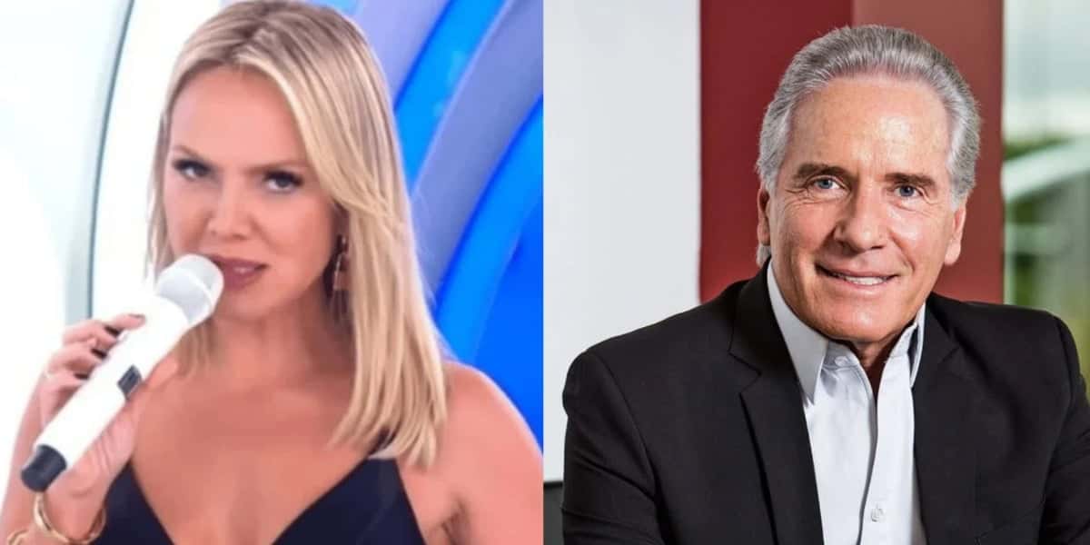 Apresentadora relembrou romance com Roberto Justus (Imagem: Montagem)