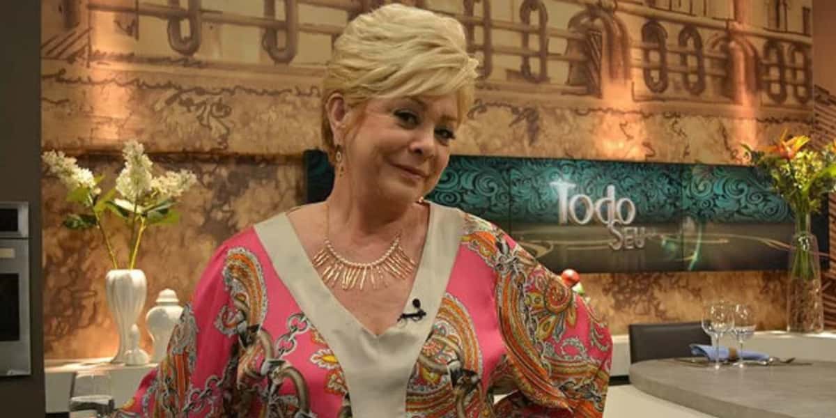 Ione Borges segue afastada do trabalho na TV (Foto: Reprodução/ TV Gazeta)