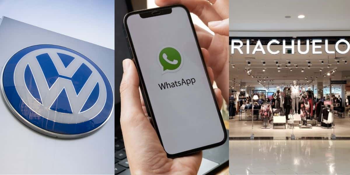 Empresa Volkswagen - WhatsApp - fachada da Riachuelo (Fotos: Reproduções / Internet)