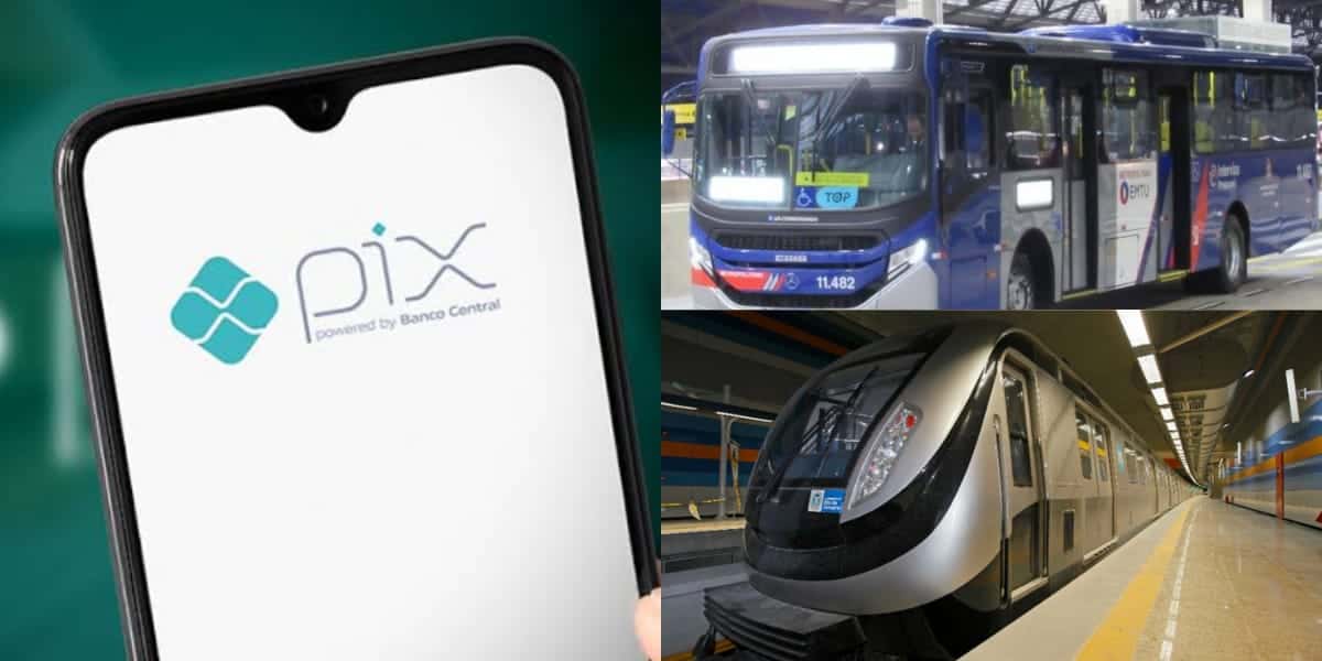 O que estão tentando fazer com o PIX no ônibus e metrô choca (Reprodução: Montagem TV Foco)
