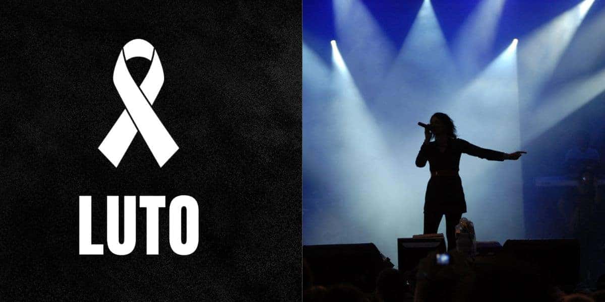 Luto e sombra de cantora - Foto Reprodução Internet