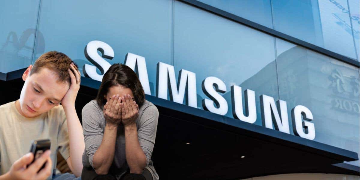 Samsung e pessoas tristes - Foto Reprodução Internet
