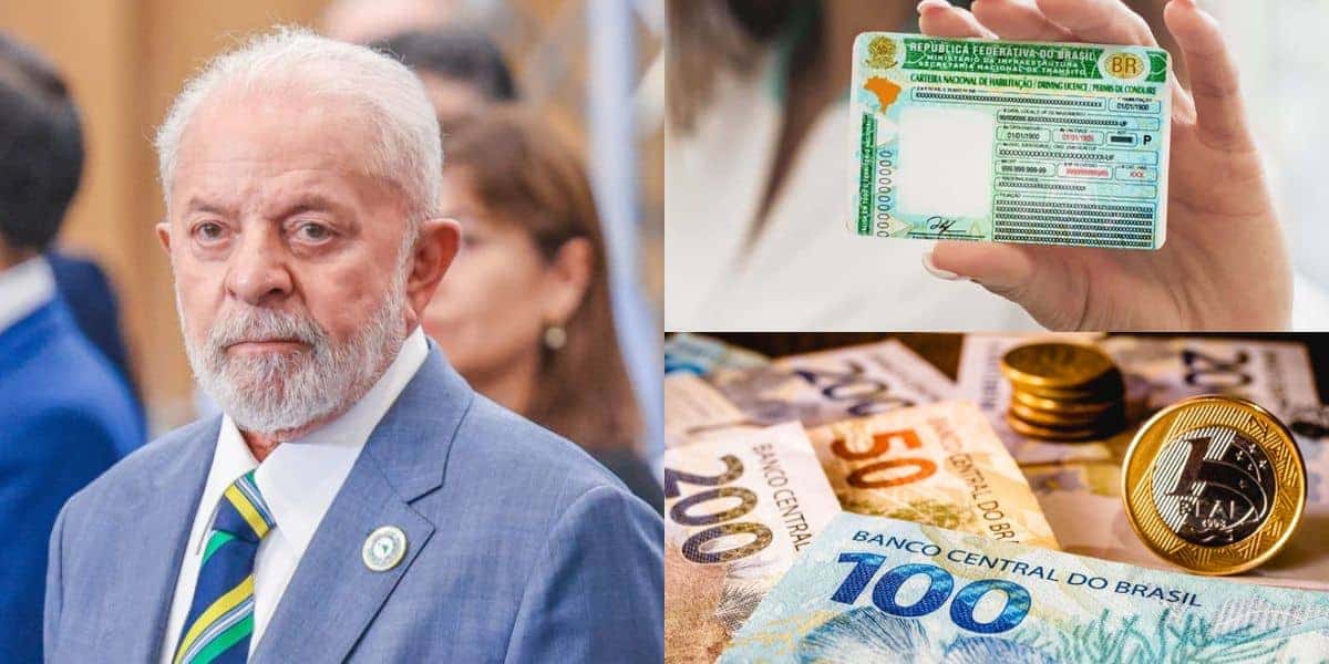 Lula e CNH (Reprodução: Montagem TV Foco)