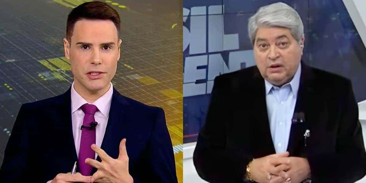 Luiz Bacci no Cidade Alerta e Datena no Brasil Urgente (Fotos: Reproduções / Record / Band)