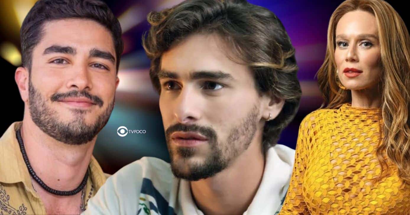 Rod, Cristiano e Ísis em Mania de Você (Foto: Reprodução / Globo / Montagem TV Foco)
