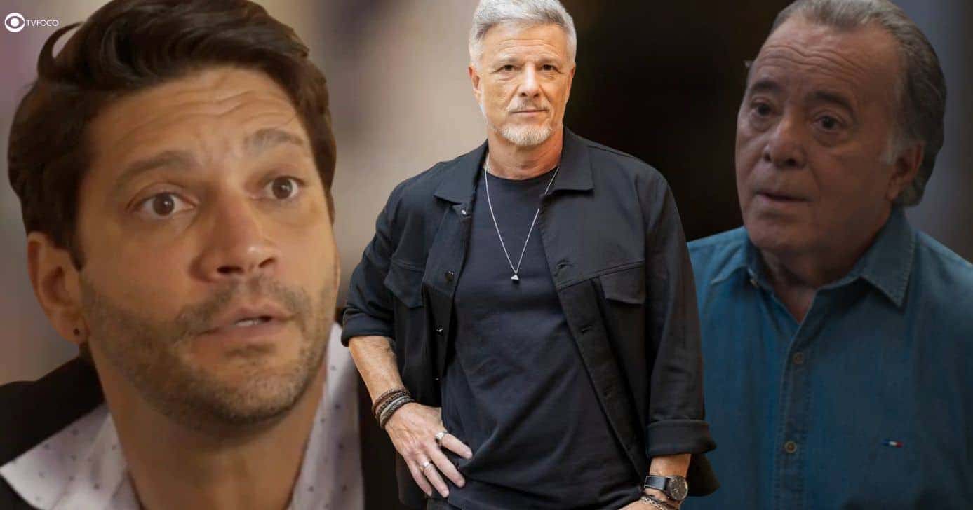 Vanderson, Jaques e Abel em Dona de Mim (Foto: Reprodução / Globo / Montagem TV Foco)