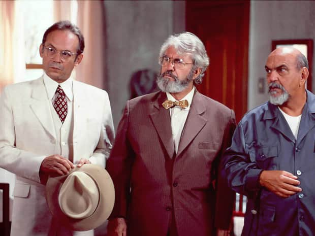 José Wilker, Juca de Oliveira e Lima Duarte em “Fera Ferida'' (Foto: Divulgação/TV Globo) José Wilker, Juca de Oliveira e Lima Duarte em “Fera Ferida'' (Foto: Divulgação/TV Globo)