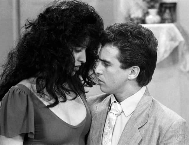 Claudia Raia e Marcos Frota em "Sassaricando" Claudia Raia e Marcos Frota em "Sassaricando"