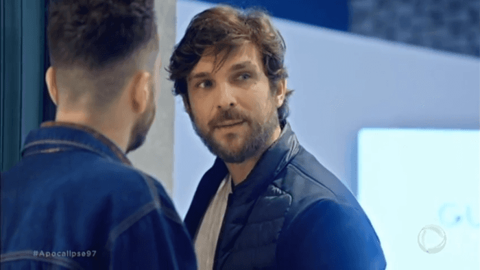 Benjamin (Igor Rickli) em cena de Apocalipse (Foto: Reprodução/Record)