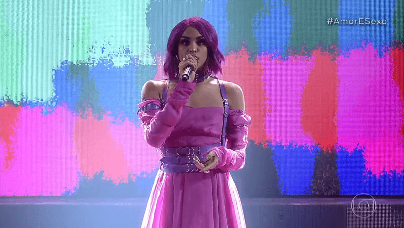 A cantora Pabllo Vittar no Amor e Sexo (Foto: Reprodução/Globo) A cantora Pabllo Vittar no Amor e Sexo (Foto: Reprodução/Globo)