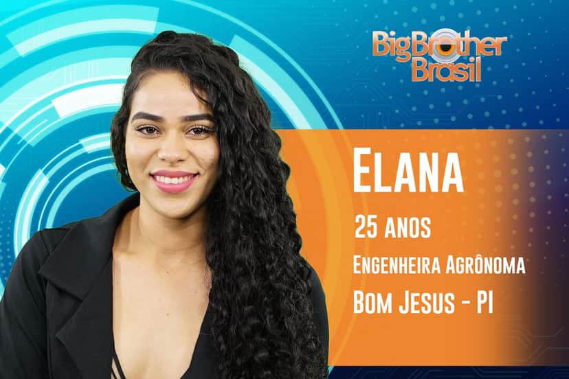 Elana tem 25 anos e estará no BBB19 Elana tem 25 anos e estará no BBB19