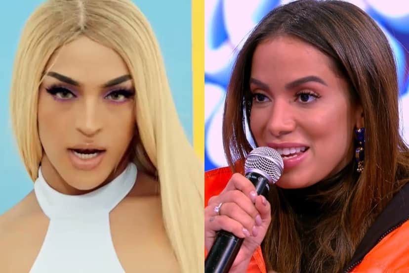Pabllo Vittar e Anitta (Foto: Reprodução) Pabllo Vittar e Anitta (Foto: Reprodução)