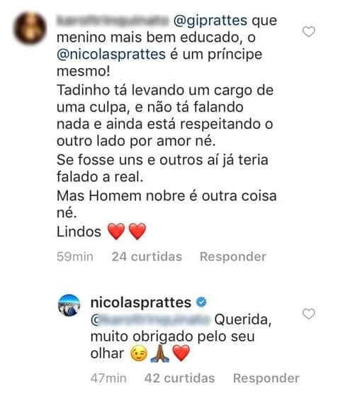 Nicolas Prattes (Foto: Reprodução/Instagram) Nicolas Prattes (Foto: Reprodução/Instagram)