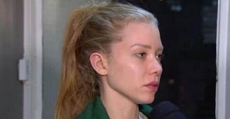 Najila Trindade, a acusadora de Neymar, em entrevista (Foto: Reprodução) Najila Trindade, a acusadora de Neymar, em entrevista (Foto: Reprodução)