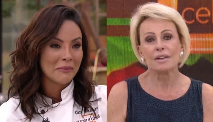Carol Nakamura chorou no Mais Você e deixou Ana Maria Braga emocionada na Globo (Foto: Reprodução/Globo) Carol Nakamura chorou no Mais Você e deixou Ana Maria Braga emocionada na Globo (Foto: Reprodução/Globo)