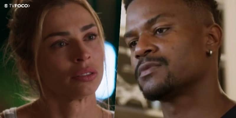 Ramon se estranha com Paloma em Bom Sucesso da Globo (Foto: Montagem/TV Foco)