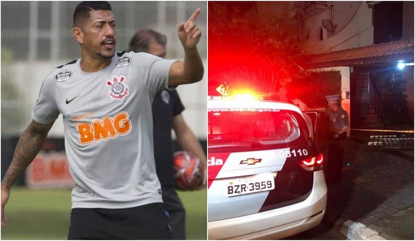O jogador Ralf se envolveu em acidente (Foto: Reprodução/Montagem)