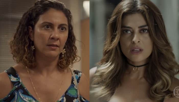 Penha (Clarissa Pinheiro) em Amor de Mãe e Bibi Perigosa (Juliana Paes) em A Força do Querer (Foto: Reprodução/Globo/Montagem TV Foco) Penha (Clarissa Pinheiro) em Amor de Mãe e Bibi Perigosa (Juliana Paes) em A Força do Querer (Foto: Reprodução/Globo/Montagem TV Foco)