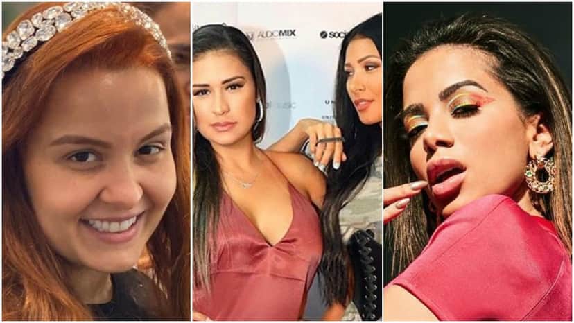 Simone e Simaria foram questionadas sobre a inimizade com Anitta e Maiara (Foto: Reprodução) Simone e Simaria foram questionadas sobre a inimizade com Anitta e Maiara (Foto: Reprodução)