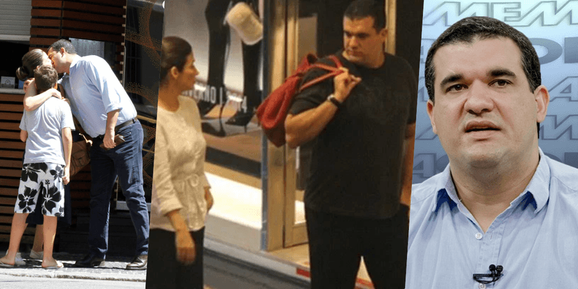 Renata Vasconcellos e seu marido, Miguel Athayde Renata Vasconcellos e seu marido, Miguel Athayde