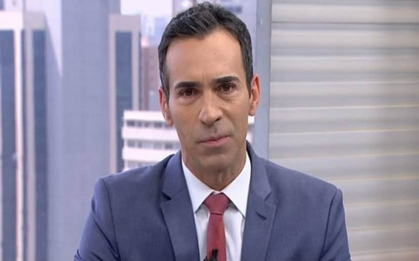 Cesar Tralli anunciou que o debate entre Guilherme Boulos (PSOL) e Bruno Covas (PSDB) está cancelado na Globo (Foto: Divulgação) Cesar Tralli anunciou que o debate entre Guilherme Boulos (PSOL) e Bruno Covas (PSDB) está cancelado na Globo (Foto: Divulgação)