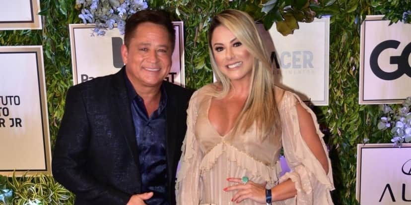 Leonardo e Poliana Rocha são casados (Foto: AgNews) Leonardo e Poliana Rocha são casados (Foto: AgNews)