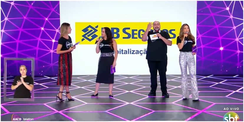 Teleton conseguiu recorde de doações - Foto: Reprodução Teleton conseguiu recorde de doações - Foto: Reprodução
