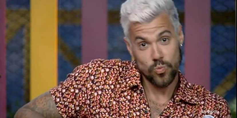 Lipe Ribeiro foi para gravação do Hora do Faro bêbado (Foto: Reprodução)