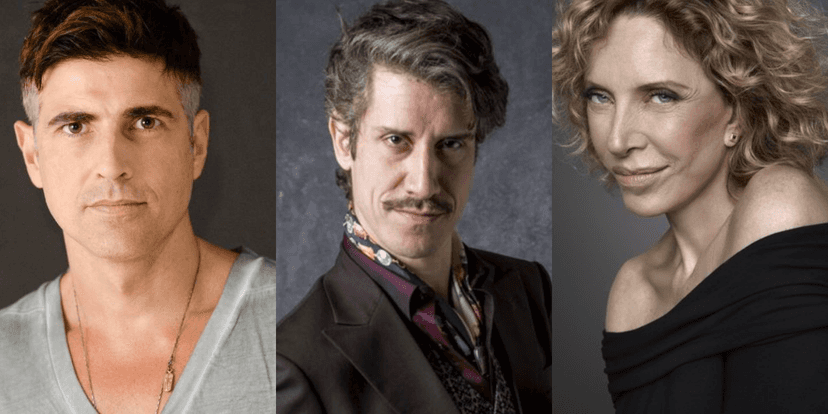 Reynaldo Gianecchini, Theodoro Cochrane e Marília Gabriela (Foto: Montagem/TVFoco) Reynaldo Gianecchini, Theodoro Cochrane e Marília Gabriela (Foto: Montagem/TVFoco)