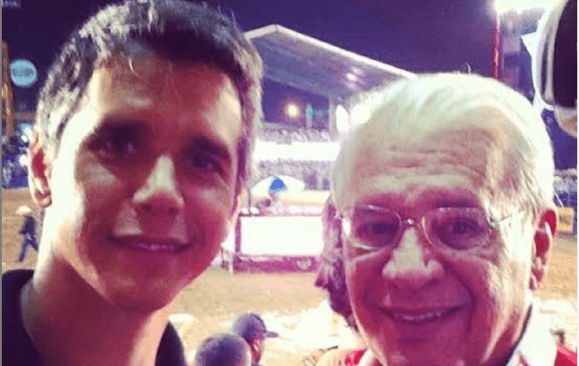 Márcio Garcia e pai (Foto: Reprodução) Márcio Garcia e pai (Foto: Reprodução)