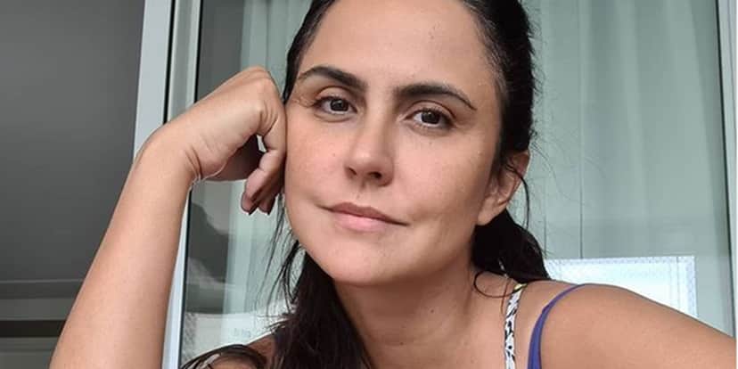 Carla Cecato desabou ao expor morte do filho (Foto: Reprodução) Carla Cecato desabou ao expor morte do filho (Foto: Reprodução)