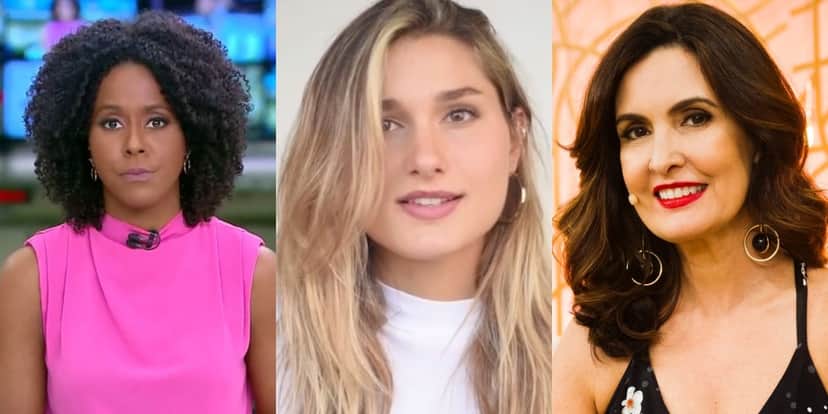 Maju Coutinho, Sasha Meneghel e Fátima Bernardes (Foto: João Miguel Júnior/TV Globo) - Montagem: TVFoco Maju Coutinho, Sasha Meneghel e Fátima Bernardes (Foto: João Miguel Júnior/TV Globo) - Montagem: TVFoco
