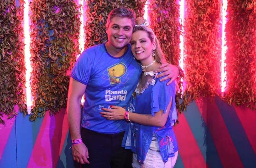 Joel Datena e esposa, Mel Joel Datena e esposa, Mel