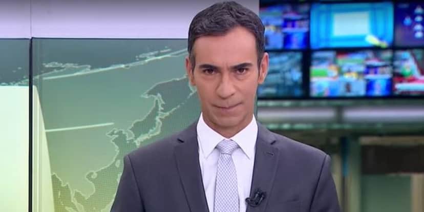 Cesar Tralli no "Jornal Hoje" (Foto: Reprodução/TV Globo) Cesar Tralli no "Jornal Hoje" (Foto: Reprodução/TV Globo)
